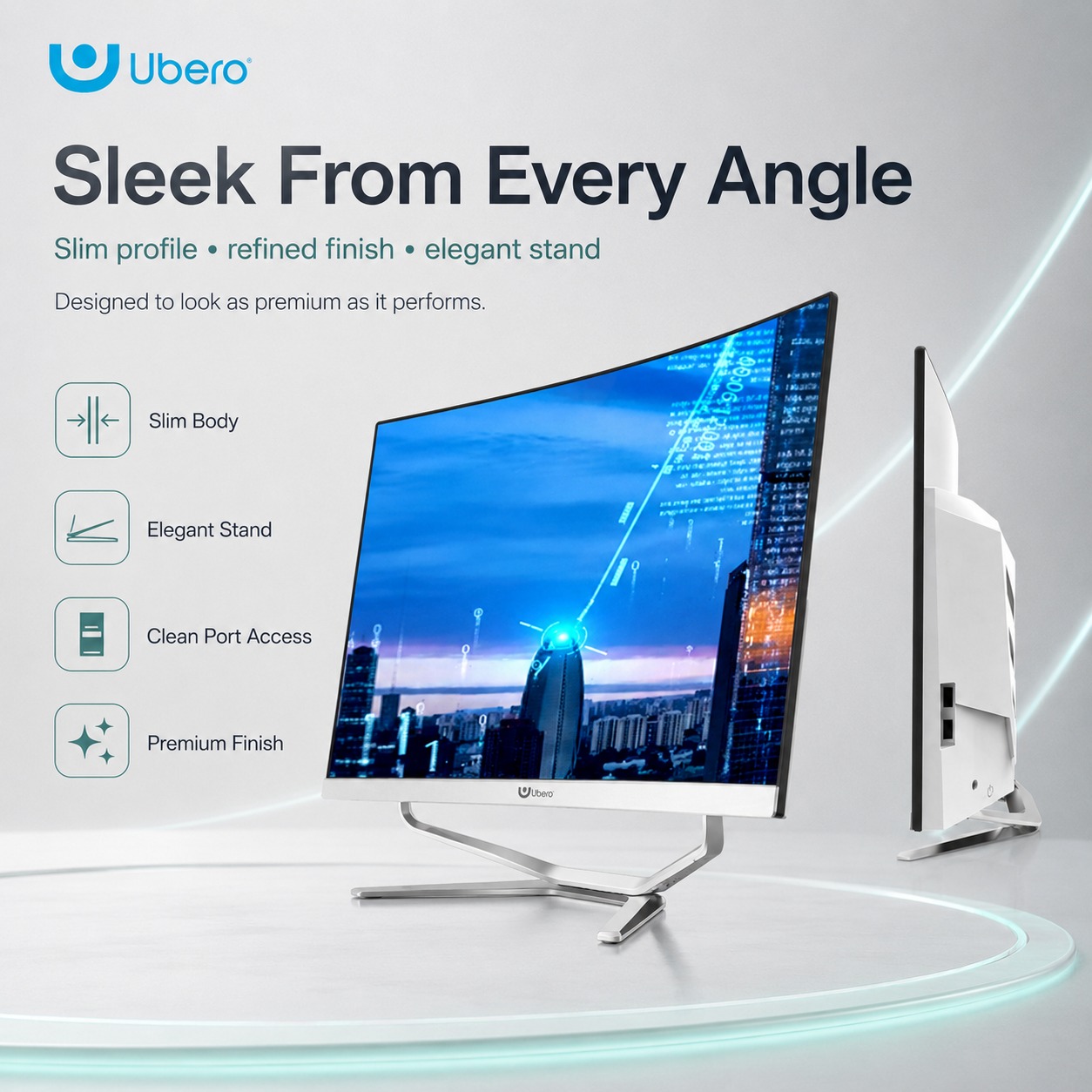 Ubero OneDesk C24 Curved All-in-One Desktop PC - Image 8