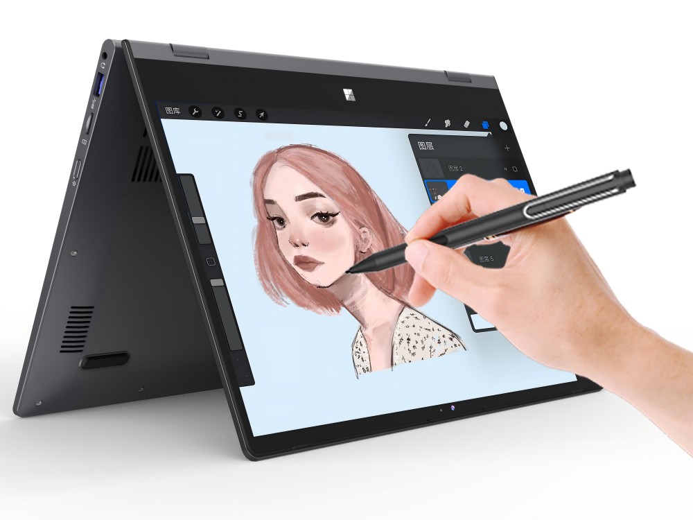 Ubero L1 Yoga Slim 360° Flip 14 Inch Touchscreen Laptop